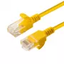 Cable de red Microconnect V-UTP6A0015Y-slim amarillo 0,15 m Cat6a U/UTP (UTP)