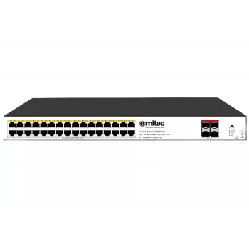 Switch de red ERNITEC ELECTRA-M232-1GB-460W — puertos de 1 Gb, presupuesto de 460 W, switch gestionado