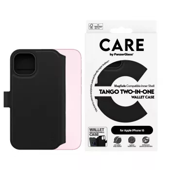 Funda cartera 2 en 1 con MagSafe PanzerGlass CARE™ by ® Tango iPhone 15