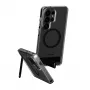 Funda PanzerGlass CARE™ Urban Explorer para Samsung Galaxy S26 Ultra — cubierta transparente con soporte negro y compatibilidad Qi