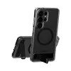 Funda PanzerGlass CARE™ Urban Explorer para Samsung Galaxy S26 Ultra — cubierta transparente con soporte negro y compatibilidad Qi