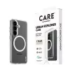 Funda PanzerGlass CARE™ Urban Explorer para Samsung Galaxy S26 — cubierta transparente con compatibilidad Qi blanca