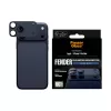 Cristal protector de cámara PanzerGlass Fender Deep Blue para iPhone 17 Pro Max, silicona, resistente a arañazos y golpes