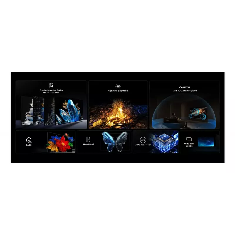 Televisor TCL 98 inch Q6C 4K Ultra HD QD-Mini LED 3840×2160, Google TV, 2.1ch, HDR10+
