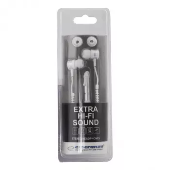 Auriculares ESPERANZA EH161K negros con micrófono