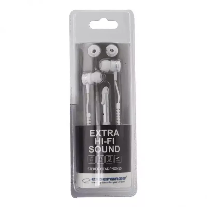 Auriculares ESPERANZA EH161K negros con micrófono