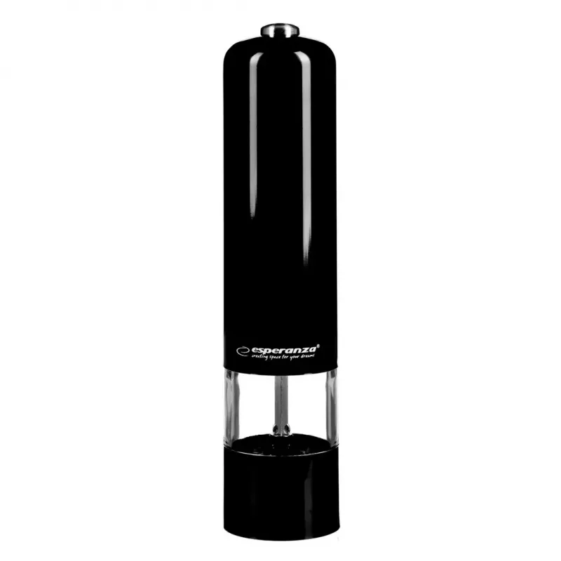 Esperanza Malabar EKP001K molinillo de pimienta eléctrico, negro
