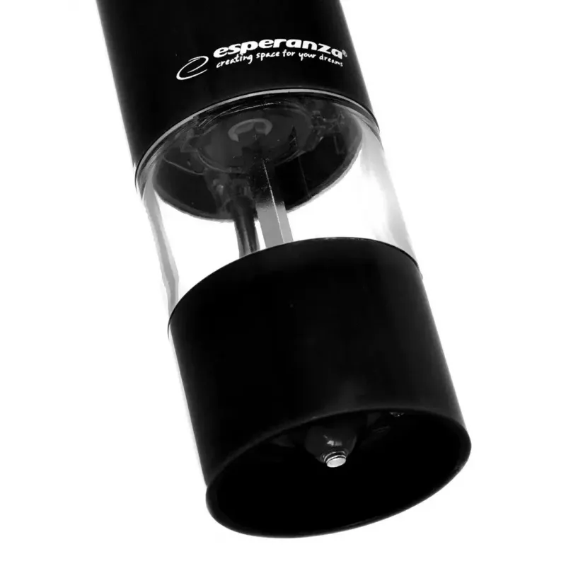 Esperanza Malabar EKP001K molinillo de pimienta eléctrico, negro
