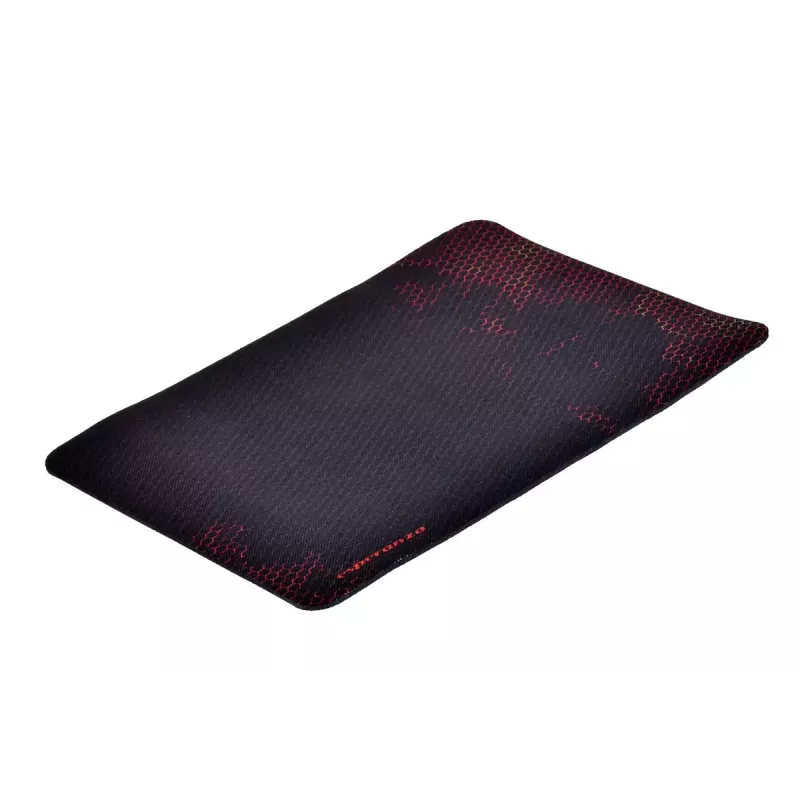 Alfombrilla de ratón ESPERANZA EGP101R — poliéster gaming, talla S 250×200×2 mm, base antideslizante, superficie estampada naranja