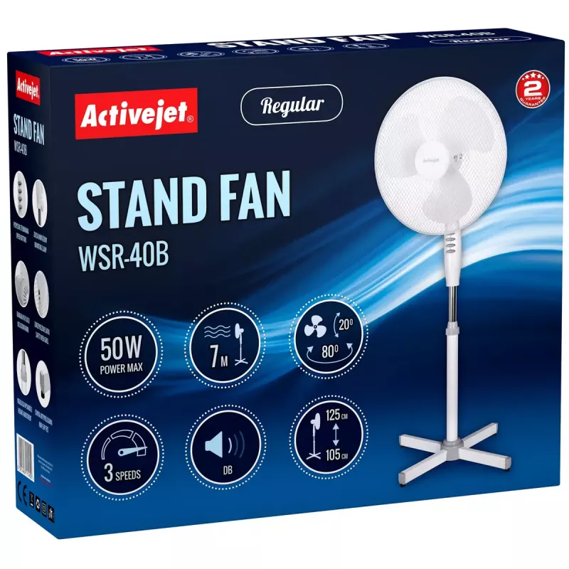 Ventilador doméstico Activejet Regular WSR-40B