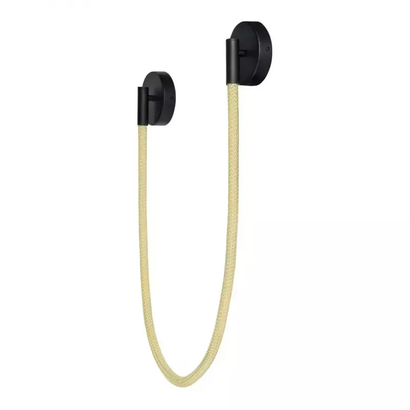 Lámpara de pared LED ActiveJet AJE-CAMELIA WW, negra, 16 W, 2300 lm, 2700 K, 1580×120×65 mm