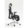 Silla de oficina ergonómica ActiveJet YK848 — asiento y respaldo de malla, negra, respaldo 50,5×57 cm, anchura de asiento 48,5 cm