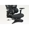 Silla de oficina ergonómica ActiveJet YK848 — asiento y respaldo de malla, negra, respaldo 50,5×57 cm, anchura de asiento 48,5 cm
