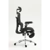 Silla de oficina ergonómica ActiveJet YK848 — asiento y respaldo de malla, negra, respaldo 50,5×57 cm, anchura de asiento 48,5 cm