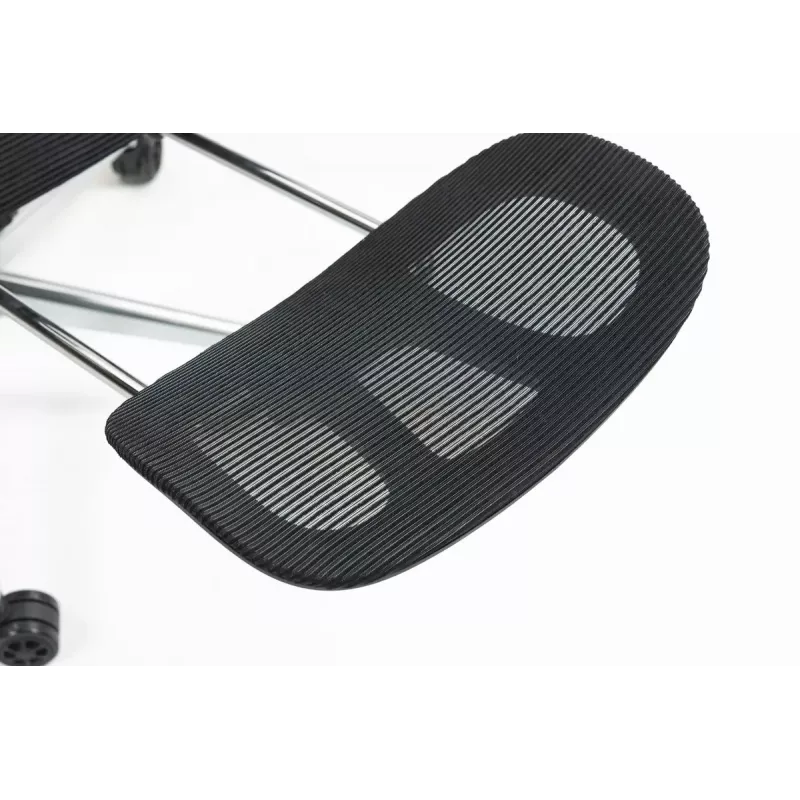 Silla de oficina ergonómica ActiveJet YK848 — asiento y respaldo de malla, negra, respaldo 50,5×57 cm, anchura de asiento 48,5 cm