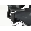 Silla de oficina ergonómica ActiveJet YK848 — asiento y respaldo de malla, negra, respaldo 50,5×57 cm, anchura de asiento 48,5 cm