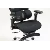 Silla de oficina ergonómica ActiveJet YK848 — asiento y respaldo de malla, negra, respaldo 50,5×57 cm, anchura de asiento 48,5 cm