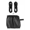 Aparato de masaje por compresión para drenaje linfático de piernas ActiveJet ACM-PLUS-A1 S – a batería 25 W, batería integrada, 330×840×60 mm, negro/naranja