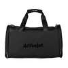 Aparato de masaje por compresión para drenaje linfático de piernas ActiveJet ACM-PLUS-A1 S – a batería 25 W, batería integrada, 330×840×60 mm, negro/naranja
