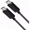 Cable USB-C TB AKTBXKUCC2SI10B, 1 m, funda de silicona, negro