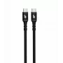 Cable USB-C TB AKTBXKUCC2SI10B, 1 m, funda de silicona, negro