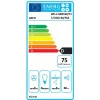 Campana de pared AKPO WK-4 MIRT ECO — 450 m³/h, negra, LED, extracción/recirculación