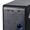 Caja para PC semitorre Akyga AK939BL, ATX / Micro-ATX / Mini-ITX, 2x USB 2.0, sin fuente de alimentación, negra