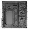 Caja para PC semitorre Akyga AK939BL, ATX / Micro-ATX / Mini-ITX, 2x USB 2.0, sin fuente de alimentación, negra