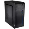 Caja para PC semitorre Akyga AK939BL, ATX / Micro-ATX / Mini-ITX, 2x USB 2.0, sin fuente de alimentación, negra