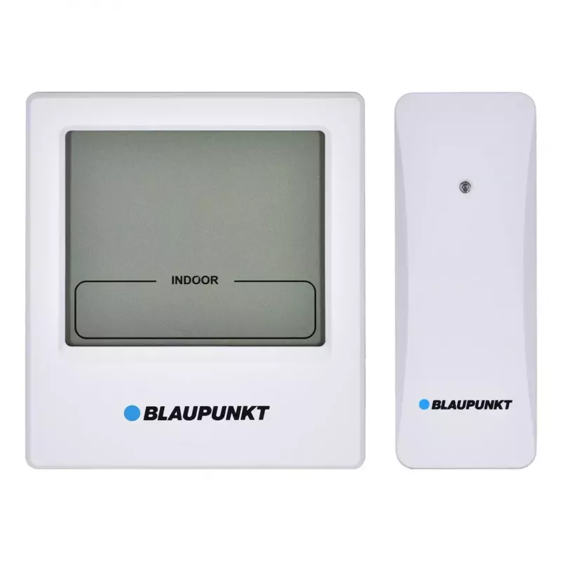 Estación meteorológica BLAUPUNKT WS10WH – monitor inalámbrico de temperatura y humedad interior/exterior