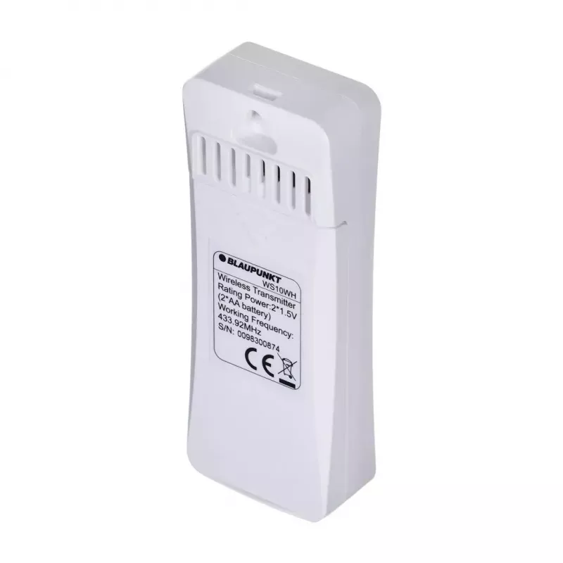 Estación meteorológica BLAUPUNKT WS10WH – monitor inalámbrico de temperatura y humedad interior/exterior