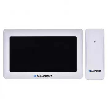 Estación meteorológica BLAUPUNKT WS50WH con app, monitorización inalámbrica de temperatura interior/exterior