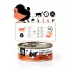 Comida húmeda para gatos 3coty pavo con pato 80 g bolsa — comida húmeda completa sin cereales para gatos adultos