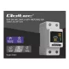 Medidor de consumo eléctrico monofásico QOLTEC 50981 DIN35 230V 50Hz