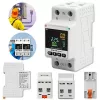 Medidor de consumo eléctrico monofásico QOLTEC 50981 DIN35 230V 50Hz
