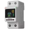 Medidor de consumo eléctrico monofásico QOLTEC 50981 DIN35 230V 50Hz