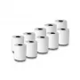 Rollos térmicos para caja QOLTEC 57 x 30 mm 55 g/m² sin BPA, núcleo 17 mm, 10 uds.