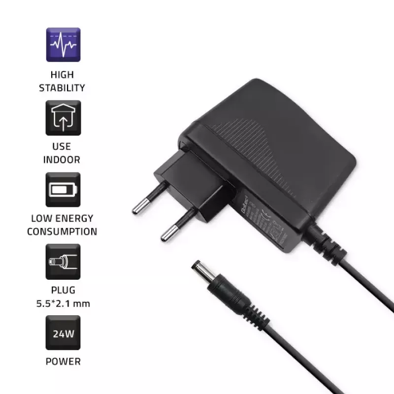 Cargador para dispositivos móviles Qoltec 52397 universal negro AC interior 2A 220-240V