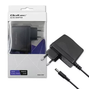 Cargador para dispositivos móviles Qoltec 52397 universal negro AC interior 2A 220-240V