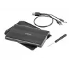 Carcasa para HDD/SSD uGo Marapi S120 negra 2,5 pulgadas