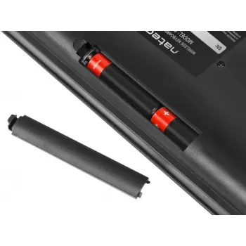 Conjunto inalámbrico de teclado y ratón NATEC Stingray NZB-1440 — RF Wireless, tamaño completo 108 teclas QWERTY, inglés US, negro