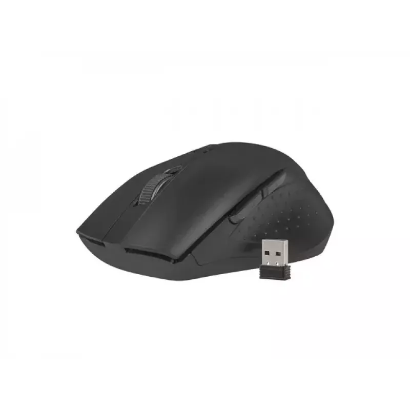 Conjunto inalámbrico de teclado y ratón NATEC Stingray NZB-1440 — RF Wireless, tamaño completo 108 teclas QWERTY, inglés US, negro