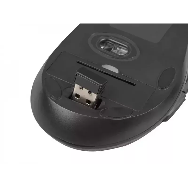 Conjunto inalámbrico de teclado y ratón NATEC Stingray NZB-1440 — RF Wireless, tamaño completo 108 teclas QWERTY, inglés US, negro