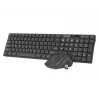 Conjunto inalámbrico de teclado y ratón NATEC Stingray NZB-1440 — RF Wireless, tamaño completo 108 teclas QWERTY, inglés US, negro