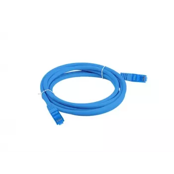 Cable de red LANBERG Cat6a RJ-45 a RJ-45 S/FTP LSZH, 1 m, azul