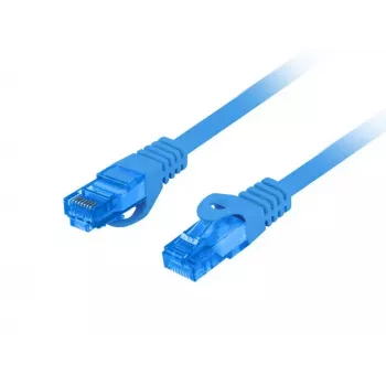 Cable de red LANBERG Cat6a RJ-45 a RJ-45 S/FTP LSZH, 1 m, azul
