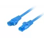 Cable de red LANBERG Cat6a RJ-45 a RJ-45 S/FTP LSZH, 1 m, azul