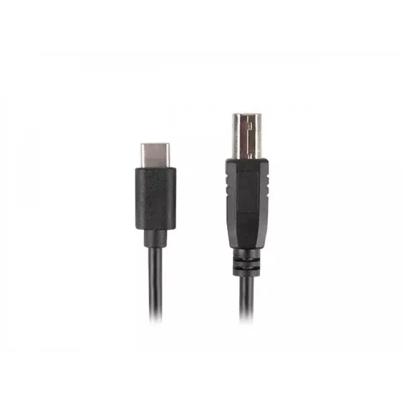 Cable USB 2.0 LANBERG CA-USBA-13CC-0030-BK — USB B a USB C, 3 m, negro