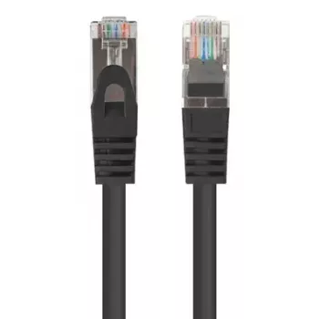 Lanberg PCF6-20CC-0025-BK Cable de conexión Cat.6 FTP, 0,25 m, Negro, paquete de 10