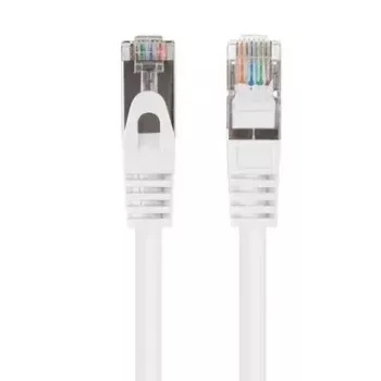 Cable de parcheo Ethernet LANBERG PCF6-20CC-0100-W Cat6 U/UTP 1 m, conductor CCA, 250 MHz, blanco